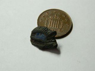 Small Roman Romano british enamel bronze fibula brooch metal detecting detector 3