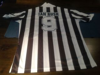 Juventus Football Shirt Size Large Ian Rush Liverpool Fc Rare Legend Retro Top