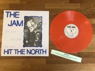 The Jam Rare Bright Orange Vinyl Lp - Hit The North - Paul Weller