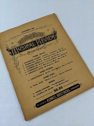 Antique Sheet Music,  19th Century | Kunkel 