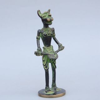 Collectable China Antique Bronze Handwork Carve Myth Animal Unique Luck Statue