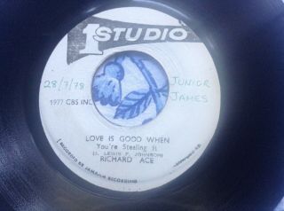 Rare Studio 1 Richard Ace Love Is Good When Your Stealing It