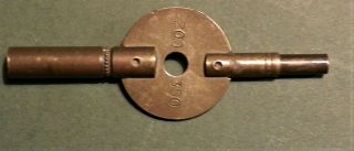 Vintage Double Ended Carriage Clock Key