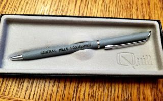 Quill Ballpoint Ball Pen Rare Inscribed General Mills Food Service