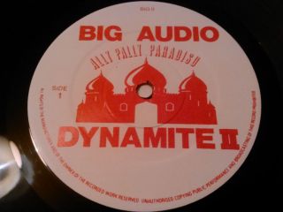 BIG AUDIO DYNAMITE - ALLY PALLY PARADISO ' PROMO ONLY ' LP N.  RARE UK CBS 2