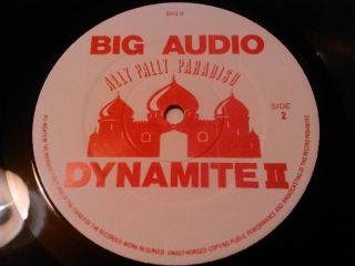 BIG AUDIO DYNAMITE - ALLY PALLY PARADISO ' PROMO ONLY ' LP N.  RARE UK CBS 3