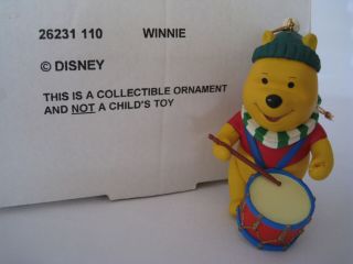 Rare Vintage Disney Christmas Holiday Ornament Winnie The Pooh 26231 - 110