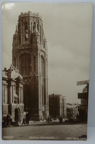 Antique Bristol University Photographic Postcard - Made In England