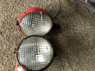 Farmall Antique Tractor H M Tractor Ih Front 6v Head Lights
