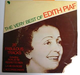 Rare Vinyl Record Album The Very Best Of Edith Piaf