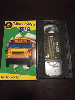 Real Wheels There Goes A Bus Rare Oop Vhs 2002 Children’s Video