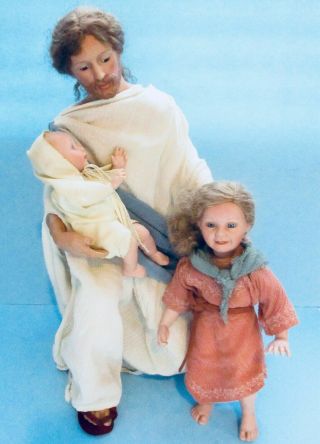 Ashton Drake Let The Little Children Come To Me Jesus Christ Collector Dolls