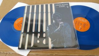 David Bowie Stage 2 Lp Rare Dutch Limited Edition Blue Vinyls Rca 1978