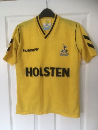 Rare Tottenham Hotspur 1989 - 91 Away Football Shirt Hummel Soccer England Everton