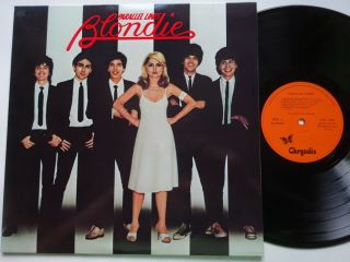 Blondie Parallel Lines - Rare Hong Kong Import Orange Labels Ex/ex Cond 1978 Lp