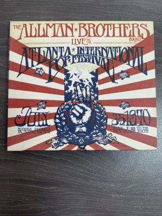 Rare The Allman Brothers Band Live At The Atlanta International Pop Festival 2cd