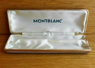 Montblanc Empty Case For 2 Pen Set.  146 & 172 Etc 1950s.  Metal Case.  Rare.