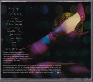 Madonna Confessions On A Dance Floor Japan Promo Sample CD Rare 2