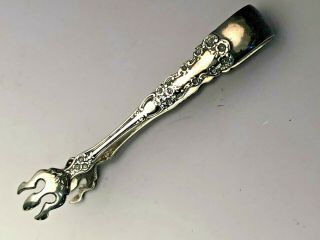Buttercup By Gorham Sterling Silver Sugar Tongs 4.  25 "