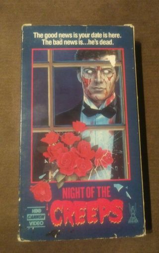Night Of The Creeps Vhs 1986 Horror Cult Classic Rare
