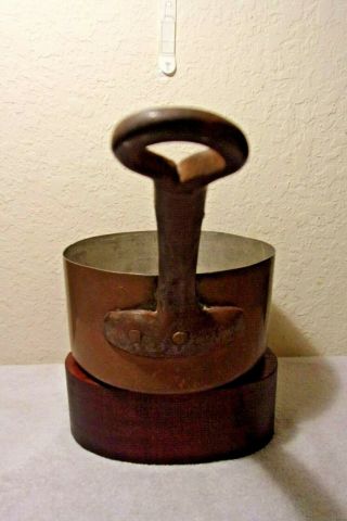 Antique French Copper Pan Pot 4 3/8 