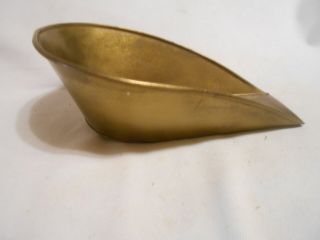 Antique Brass Scale Pan Scoop Dish General Store Counter Candy Dry Goods