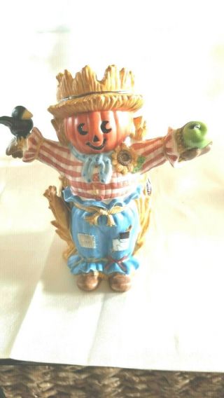 Vintage Partylite Rare Fall Scarecrow Candle Votive Holder