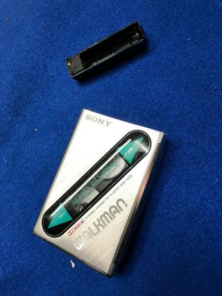 Sony WM - 100 - 2 WM - 100II Vintage Cassette Walkman Auto Reverse Rare 2