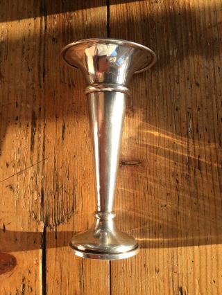 London Hallmarked Silver Posy Vase.  Solid Silver Posy Vase