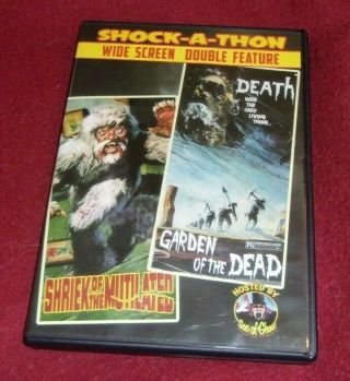 Shriek Of The Mutilated/garden Of The Dead Rare Oop Dvd Fred Olen Ray