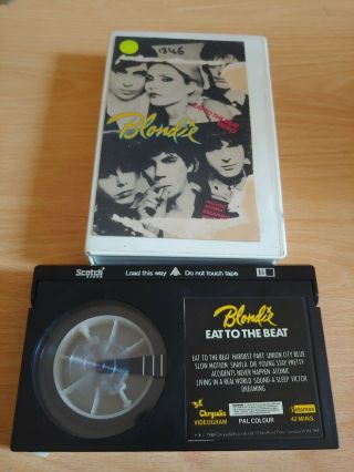 Blondie Debbie Harry 1980 Eat To The Beat Ultra Rare Beta Max Video