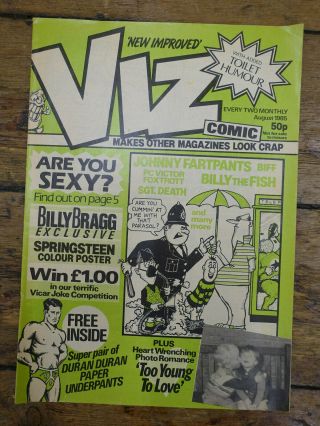 Rare Viz Comic Issue 13,  Published Aug 1985 Humour