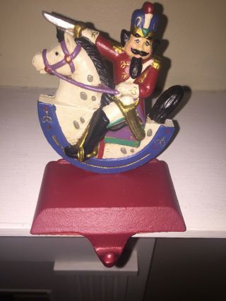 Midwest Of Cannon Falls Stocking Holder Nutcracker Prince Very Rare