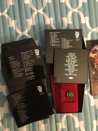 Misfits 4 CD Coffin Box Set - Rare OOP With Booklet and Fiend Club Pin 3