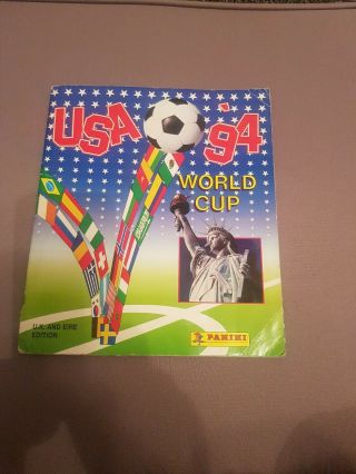 Rare 1l00 Complete Usa 1994 World Cup Wc Wm 94 Panini Football Sticker Album