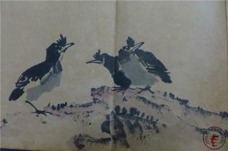 Old Chinese Book Album Of Paintings By Chen Banding (1876 - 1970)