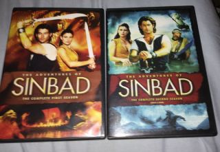 The Adventures Of Sinbad Seasons 1 & 2 Dvd Rare Oop Disney Magic Aladdin Pirate