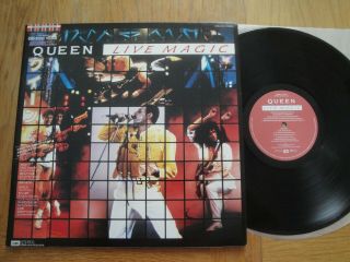 Queen - Live Magic - Very Rare Minty Japan 12 " 33 Lp,  Obi - Emi Ems - 91203