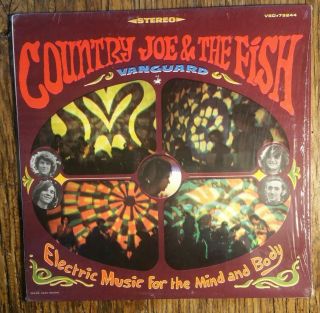 Nm Country Joe & Fish Electric Music For Mind & Body Rare Orig 