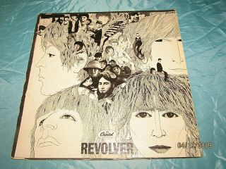Rare Record Club Pressing W/ Green Label Rock Lp: The Beatles - Revolver