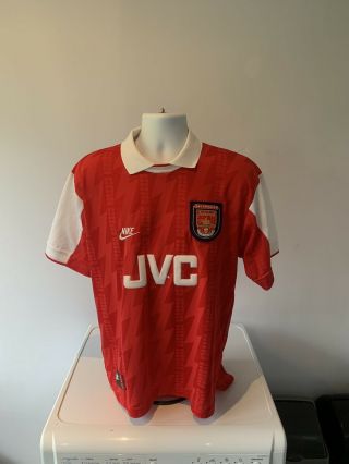 Arsenal Vintage And Rare 1994/96 Home Shirt Medium Adults