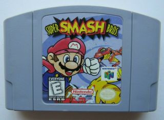 Authentic Smash Bros Nintendo 64 N64 Party Game Retro Brawl Melee Rare 3
