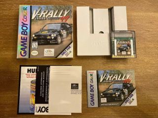 V - Rally Edition 99 (nintendo Game Boy Color,  1999) Cib.  Fantastic Shape Rare