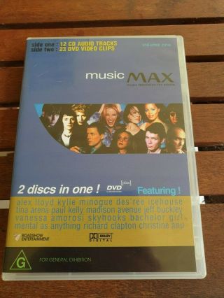 Cd/dvd Various Music Max (rare 80 