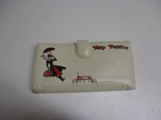 Vintage 1964 Mary Poppins Bi - Fold Billfold Clutch Wallet Rare Collectible