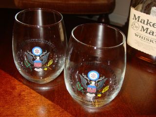 Rare American Embassy Kabul Afghanistan Cocktail Glasses (set Of 2)