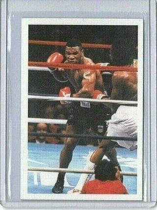 1987 A Question Of Sport Qs Mike Tyson Rare Rc Rookie Card Oddball Uk Issue Mt02