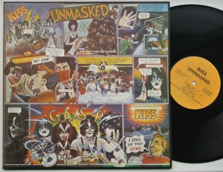 Kiss Unmasked Mega Rare Russian Lp Diff Artw N Top Archive