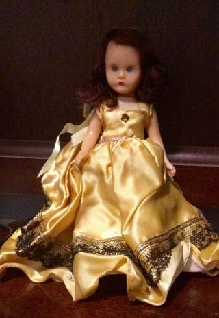 Vintage Nancy Ann Storybook Doll Jewel Series 308 TOPAZ Sleep Eye Hard to Find 2