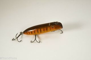 Vintage South Bend Bass Oreno Minnow Antique Fishing Lure Pike Scale Et9